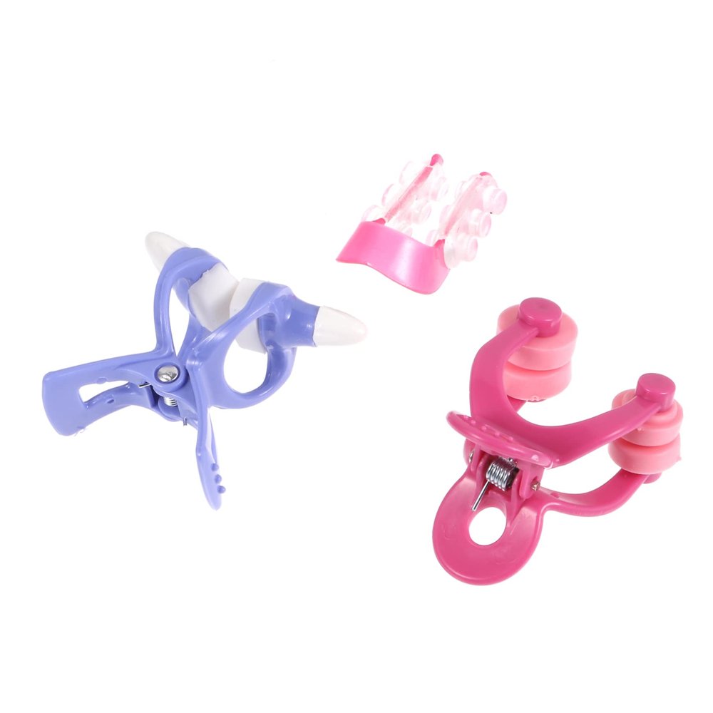 FOMIYES 3pcs Nose Roller Massager Set Nose Shaper Clips for Women Portable Beauty Tool to Use for Home Office