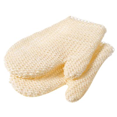 Anneome 2pcs Body Exfoliator Mittens Natural Skin Scrubbing Gloves for Deep Cleansing Spa-like Shower Experience Gentle Exfoliating Scrubber for Smooth Skin