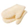 Anneome 2pcs Body Exfoliator Mittens Natural Skin Scrubbing Gloves for Deep Cleansing Spa-like Shower Experience Gentle Exfoliating Scrubber for Smooth Skin view 1