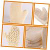Anneome 2pcs Body Exfoliator Mittens Natural Skin Scrubbing Gloves for Deep Cleansing Spa-like Shower Experience Gentle Exfoliating Scrubber for Smooth Skin view 2