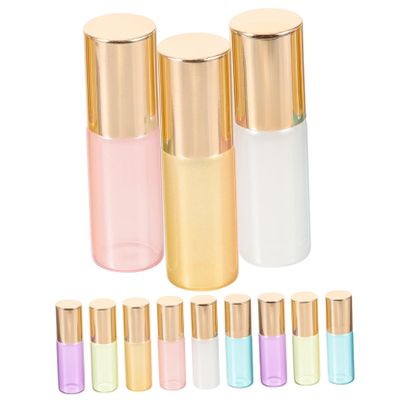 FOMIYES 12pcs Top Essential Oil Bottle Portable Refillable Empty Dropper Bottles for Travel Oil Storage