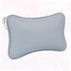 SKISUNO 1pc Non-Slip Bathtub Pillow Suction Cups Comfortable Head and Neck Support Cushion for Standard Bathtubs Mesh Design Blue view 2