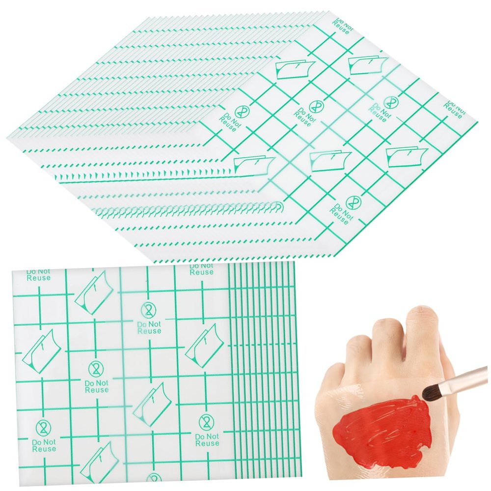 CORHAD 200pcs Cosmetic Makeup Makeup Mixing Palette Stickers Self-Adhesive Disposable for Artists