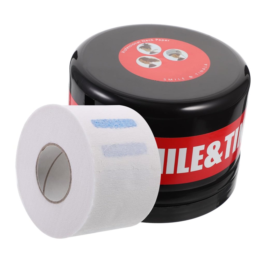FOMIYES Barber Neck Strip Dispenser Box Neck Strip Paper Container Haircut Styling Tool