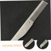 TOVINANNA 2pcs Men's Mini Folding Hair Styling Comb Portable Travel Beard Mustache Straightener Steel Pocket Comb Multifunctional Styling Tool view 3