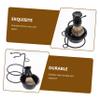 FOMIYES Men's Shaving Kit Stainless Steel Razor Stand Beard Brush Shaving Bowl Cup view 3