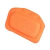 FOMIYES Bath Pillow with Suction Cups Ergonomic Headrest Cushion for Relaxing Spa Experience Lightweight Material for Comfortable Back Support Orange view 1