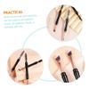 Didiseaon 10pcs Dual Tip Brow Makeup Brush with Cap for Eyebrows and Eyelashes Convenient Two-one Spoolie and Mascara Brush Portable and Easy to Use for Quick Eye Makeup view 3