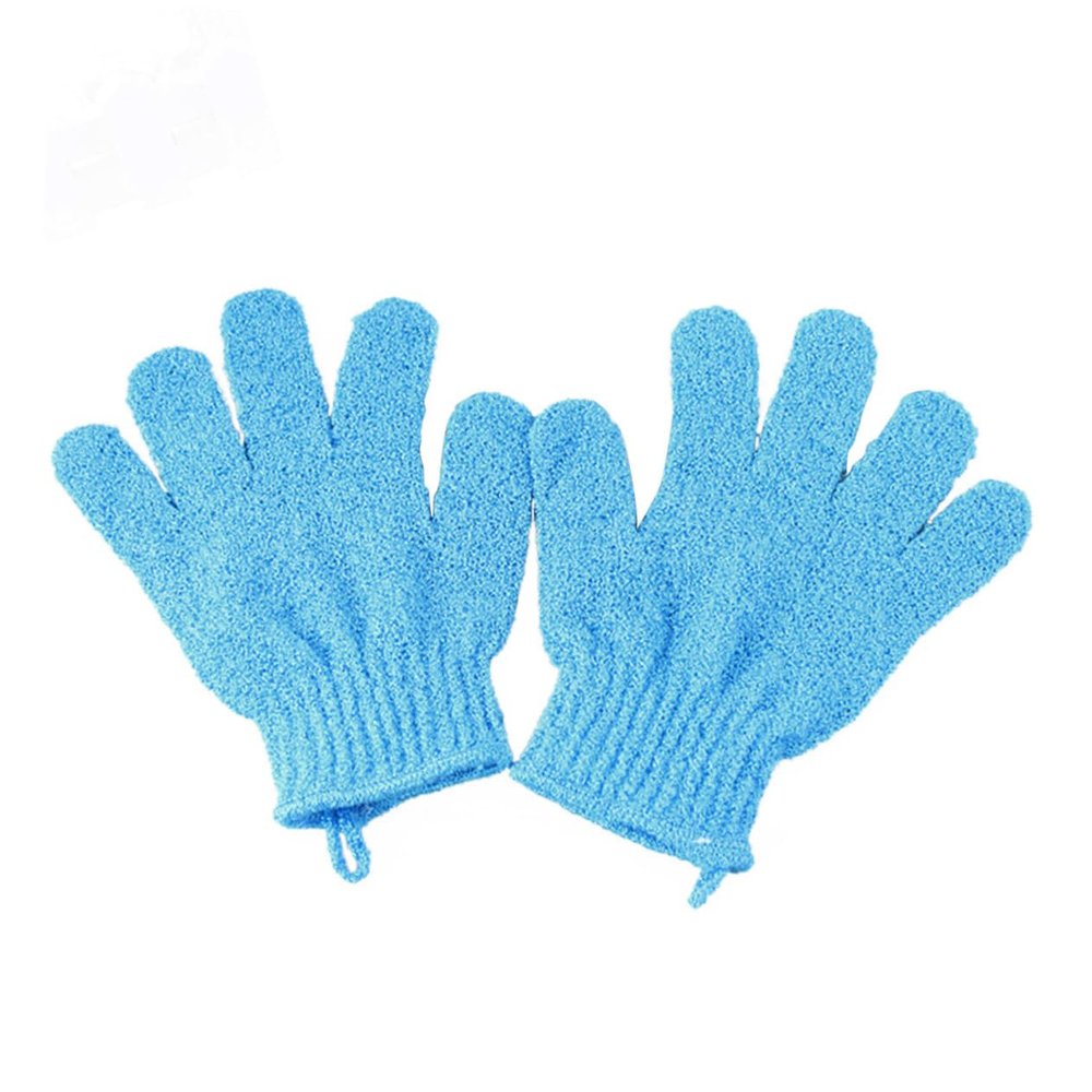 Didiseaon Exfoliating Bath Glove Five Fingers Body Scrubbers for Shower Sauna Men Women Clean Purpose Skin Remover Scrubber Mitts