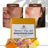 Ammoya Naturals Turmeric Skin Cleansing Soap - Natural Glow Face & Body Cleanser for Acne, Dark Spots & Scars, Gentle for All Skin Types - 1 bar (4.5 oz) view 2