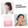 FOMIYES 100pcs Natural Fiber Oil Absorbing Tissues for Face Oil Wipes for Oily Skin Facial Blotting Paper view 3
