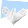 Angoily 10pairs Short Elastic Gloves Moisturizing and Protective Etiquette Gloves for Jewelry Handling Cleaning Gardening and Daily Use view 2