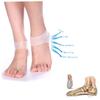 Didiseaon Thick Gel Heel Socks 2-Pack Moisturizing Silicone Cushions with Breath Holes for Plantar Fasciitis Relief and Foot Skin Care for Daily Use view 3