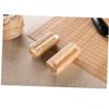 Ipetboom 5pcs Nail Brush Pig Mane Cleaning Brush for Hands and Nails for Household Use High-Polished Lotus Wood for Exfoliating and Scrubbing Grime view 2