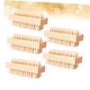 Ipetboom 5pcs Nail Brush Pig Mane Cleaning Brush for Hands and Nails for Household Use High-Polished Lotus Wood for Exfoliating and Scrubbing Grime view 4
