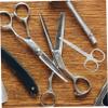 Didiseaon Stainless Steel Eyebrow Trimmer Scissors 1-Piece Precision Vibrissa Scissors for Nose Hair Trimming Ergonomic Design for Men and Women Suitable for Personal Grooming view 3