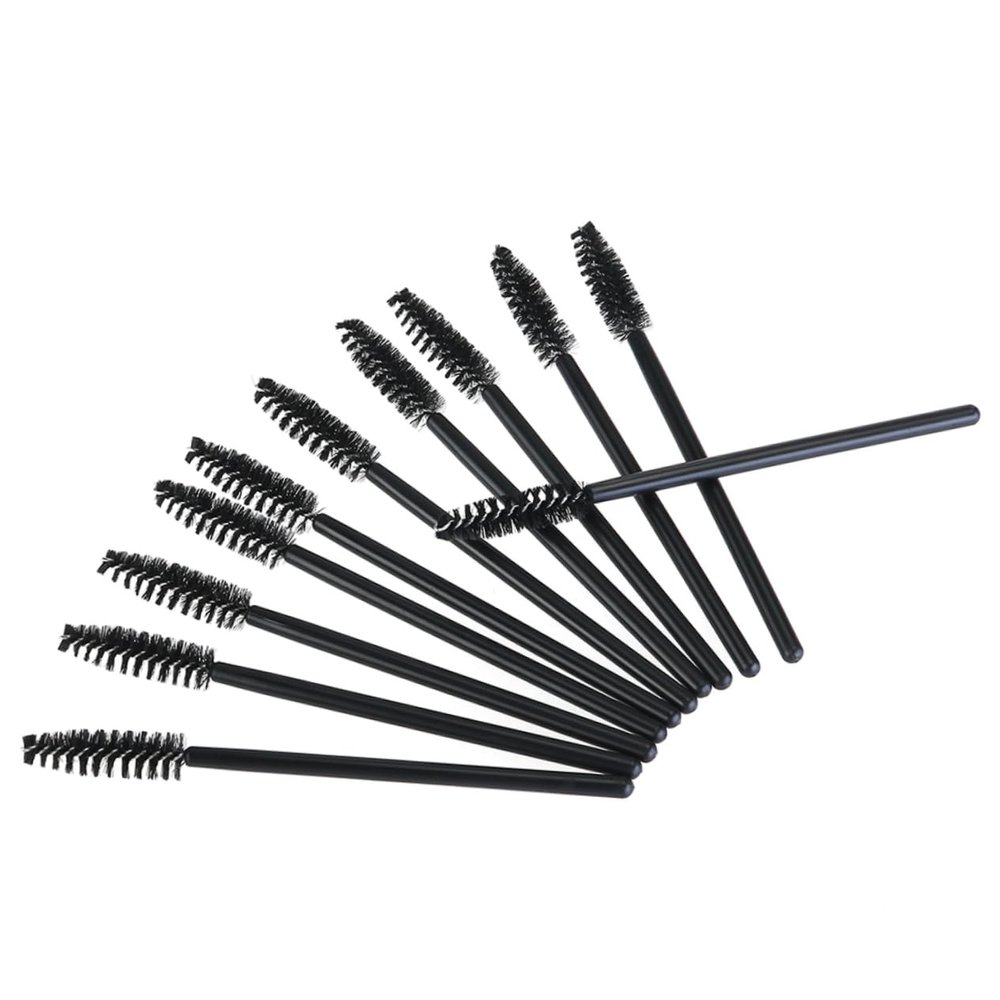 Didiseaon 50pcs Eyelash Mascara Brush Disposable Makeup Brushes for Lashes Easy to Use No Clumping
