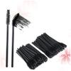 FOMIYES 50pcs Black Disposable Eyelash Brushes Wands for Mascara Application and Eyelash Separation for Professional Beauty Salons and Personal Use view 3