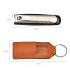 AFPSDLFJDLS Portable Nail Clippers, Single Package, Creative Die-Casting Nail Clippers, Nail Clippers view 2