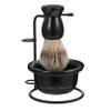Beatifufu Professional Beard Set Shaving Kit Brush Bowl Holder Men's Accessory for Smooth Shave view 1
