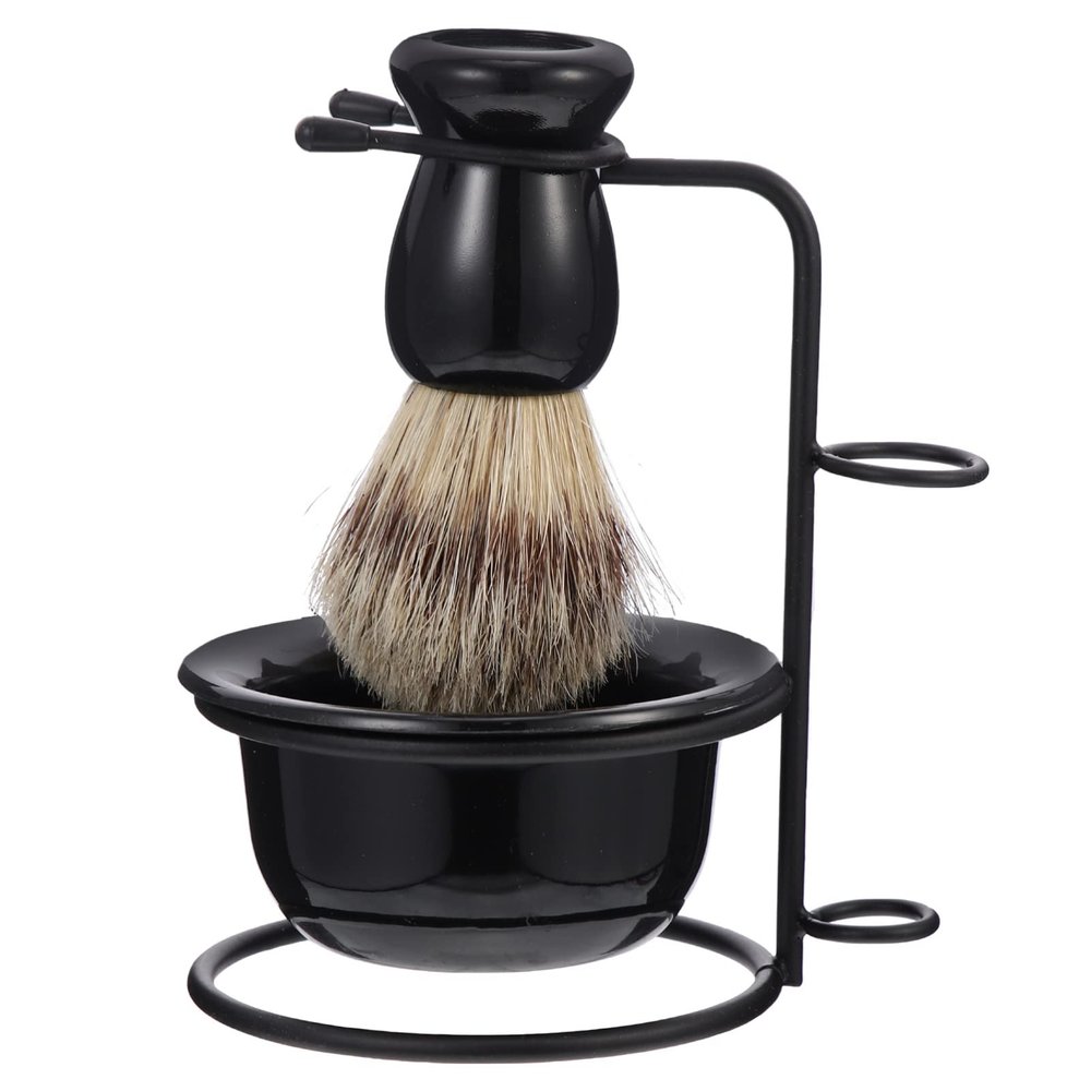 Ipetboom Men's Shaving Kit Razor Holder Shaving Bowl Brush Beard Set for Teen Boys Men