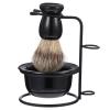 Ipetboom Men's Shaving Kit Razor Holder Shaving Bowl Brush Beard Set for Teen Boys Men view 1