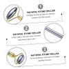 Beatifufu Jade Face Roller Women Facial Roller for Wrinkle Reduction Dual Heads Skin Care Gua view 4
