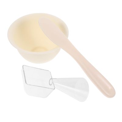 LALADEFIEE Silicone Facial Mask Bowl Set Diy Mask Mixing Bowl Applicator Mixing Tool Maker Bulk Set