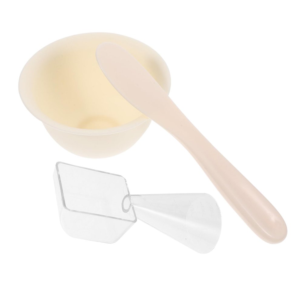 LALADEFIEE Silicone Facial Mask Bowl Set Diy Mask Mixing Bowl Applicator Mixing Tool Maker Bulk Set
