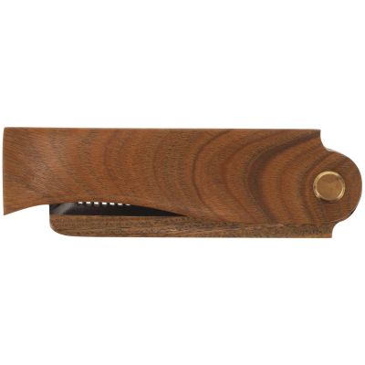 BIUDECO Folding Horn Comb for Men Beard Styling Wooden Small Mustaches Portable Travel Set