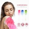 HAPINARY 3pcs Soft Mesh Bath Flower Scrubber for Back Washing Compact Design for Comfortable Bathing Quick-Drying Space-Saving Bath Accessories view 4