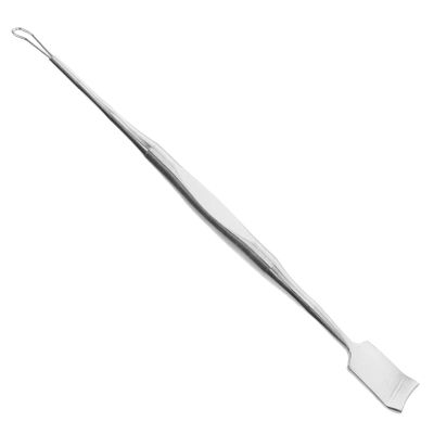 Baluue Facial Blackhead Extractor Pimple Spatula Metal Cleaning Tool for Travel