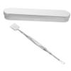 FOMIYES Blackhead Removal Tool Dual-end Facial Scraper for Cleaning Portable Stainless Steel Blackhead Cleaner for Women and Men for Home Use and Travel view 1