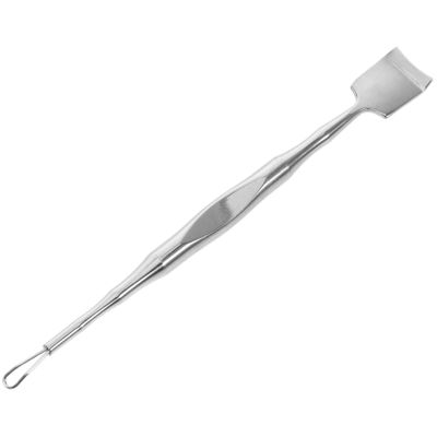 NOLITOY Stainless Steel Blackhead Cleaning Tool Double-ended Facial Scraper for Women Gentle Skin Care Tool Travel-ready