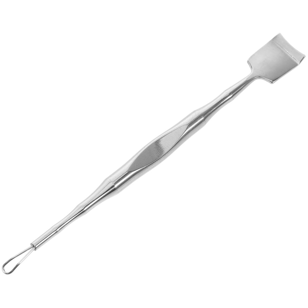 NOLITOY Stainless Steel Blackhead Cleaning Tool Double-ended Facial Scraper for Women Gentle Skin Care Tool Travel-ready
