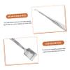 NOLITOY Stainless Steel Blackhead Cleaning Tool Double-ended Facial Scraper for Women Gentle Skin Care Tool Travel-ready view 3