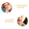 BIUDECO 4pcs Professional Makeup Kit Silicone Lip Applicator Brush Lipstick Lip Gloss Concealer Women Makeup Tools Portable and Easy to Use view 3