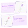 BELLIFFY 6pcs Silicone Lip and Eyeshadow Applicator Skin-friendly Makeup Brushes for Easy Lip and Gloss Application Cover Design for Use view 3