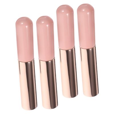 Beatifufu 4pcs Silicone Lip Brush Lipstick Lip Gloss Applicator Retractable Concealer Brush for Women Portable