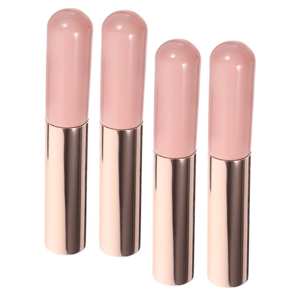 LALADEFIEE 4pcs Silicone Lip Brush Lip Makeup Applicator Concealer Brush Lipstick for Women Full Kit for Makeup Portable and Easy to Carry