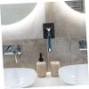NULYLU 4pcs Wall Mounted Holder Bathroom Storage Rack Easy Install Shaving Brush Organizer Sturdy Material for Tidy Bathroom view 2