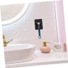 NULYLU 4pcs Wall Mounted Holder Bathroom Storage Rack Easy Install Shaving Brush Organizer Sturdy Material for Tidy Bathroom view 4