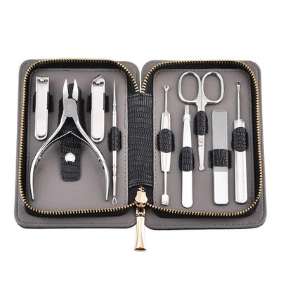 AFPSDLFJDLS 9 Sets of Household Stainless Steel Nail Clippers, Manicure Sets Decorate Nails