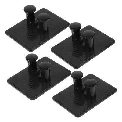 FRCOLOR 4pcs Wall Mounted Holder Organizer for Bathroom Storage Compact Design for Shaving Stand Easy to Install Space-saving and Sundries