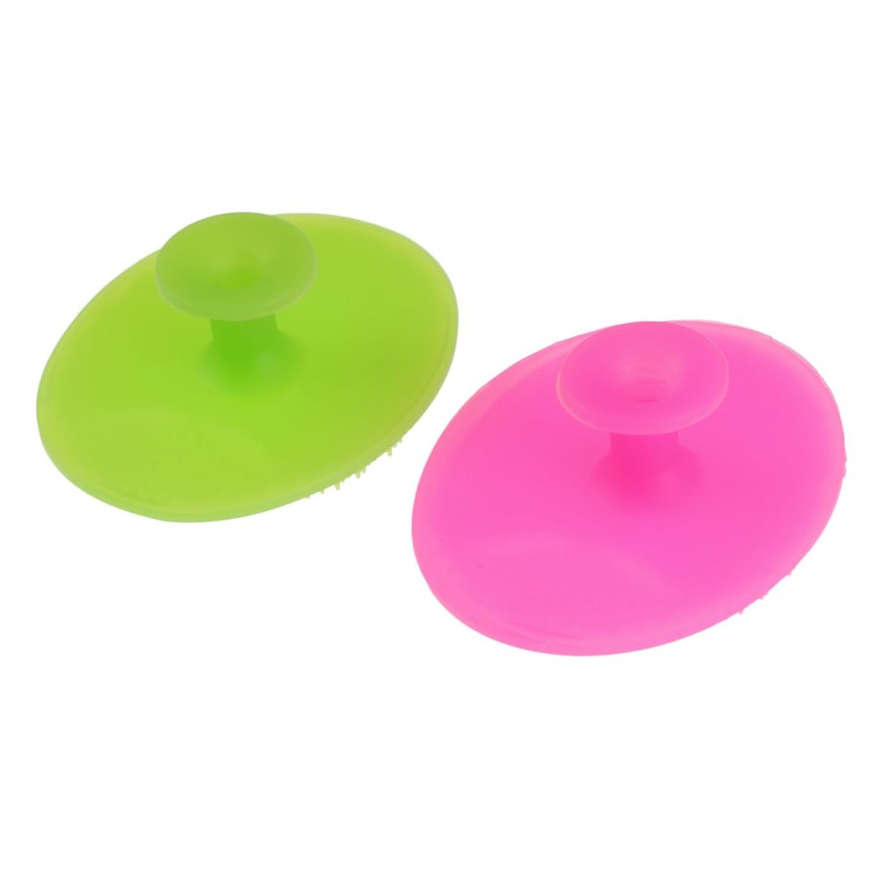 AUTSUPPL 2pcs Face Massager Brush Scrubber Pad Silicone Facial Cleanser Non-Abrasive for Sensitive Skin
