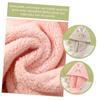Beatifufu 2pcs Quick Drying Hair Wrap Towels Cartoon Hair Turban for Women Soft Coral Fleece Bath Cap Home Travel and Gym Use view 4