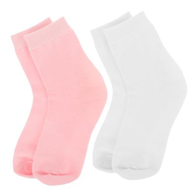 Beatifufu 2pairs Moisturizing Socks for Women Gel Socks for Dry Cracked Feet Foot Care Gel
