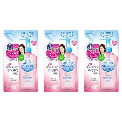 MEGURISM Kose Softymo Speedy Cleansing 6.76floz(200ml) Refill Pack Of 3