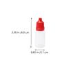 NOLITOY 50 Pack 10ml Refillable Eye Liquid Dropper Bottles with Caps view 2