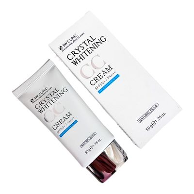 123 UBuy Shop Korea SKINCARE-MAKEUP-SUN PROTECTION_Crystal CC Cream # Natural Beige 50g (SPF50+ PA+++) ALL-IN-ONE Triple Effects: Improve Wrinkles, Sunscreen and Covers Blemishes on Your Skin